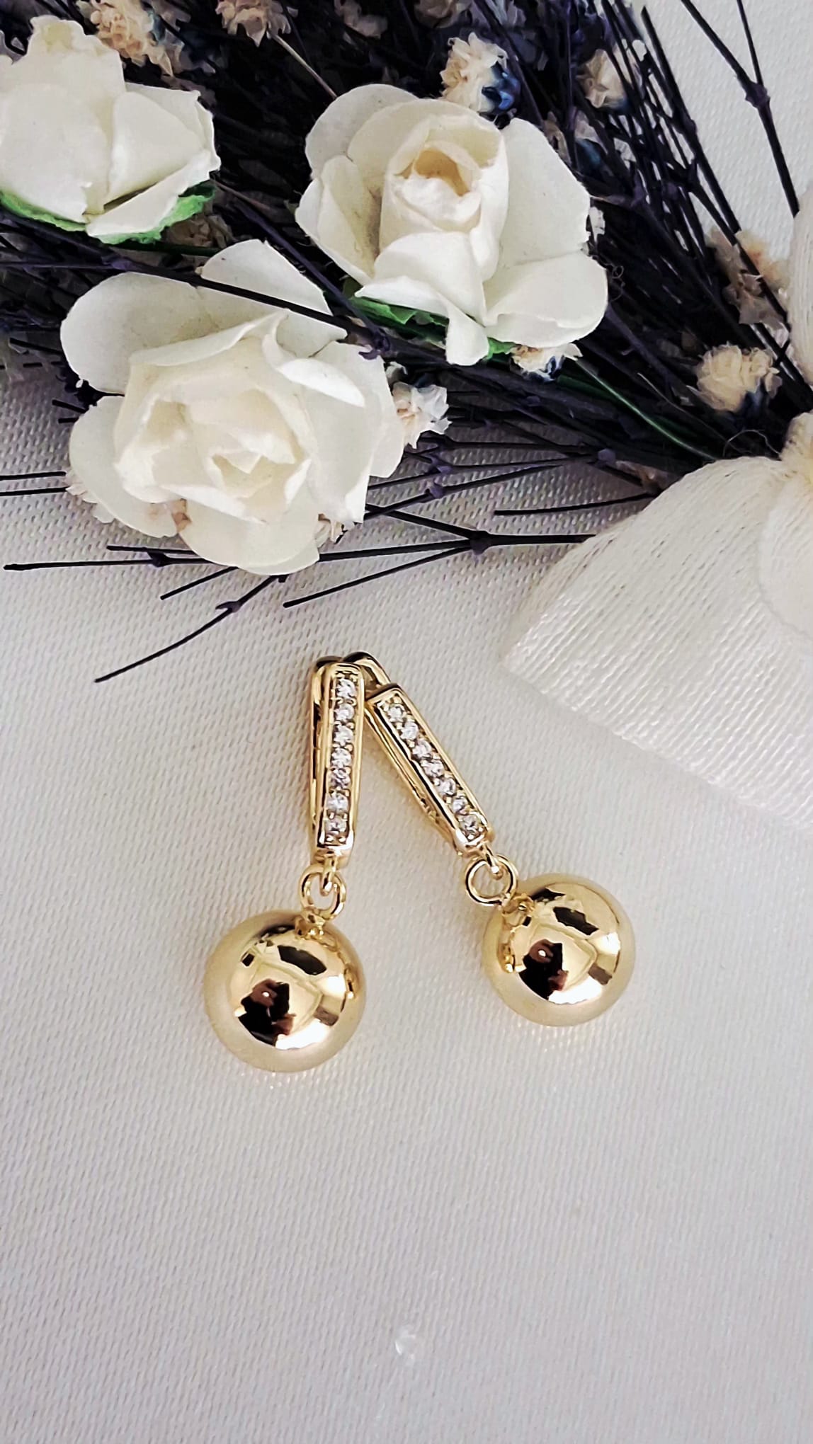 XUPING Küpe - Küre ve Baget Taş Detaylı